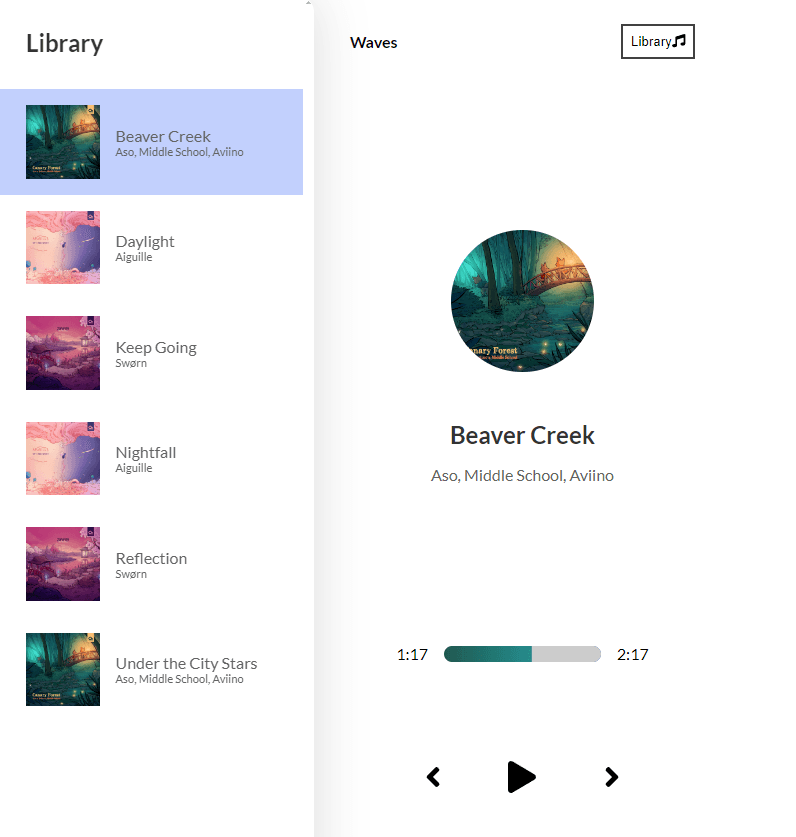 React Music Player